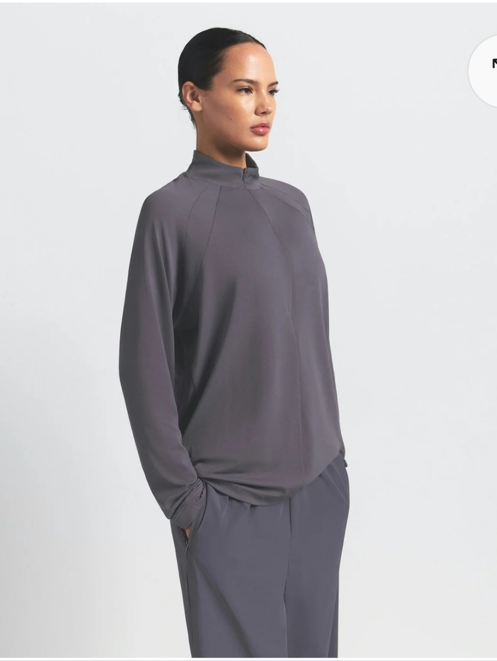 SKIMS Nike Airy Long Sleeve Half ZIP